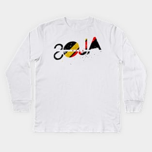 vintage typo Soja Kids Long Sleeve T-Shirt